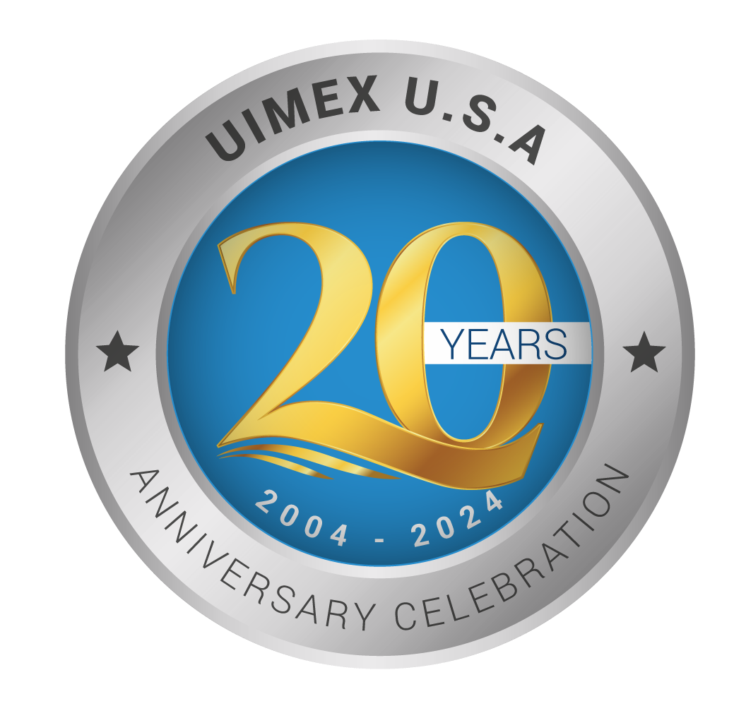 UIMEX 20 Year Logo